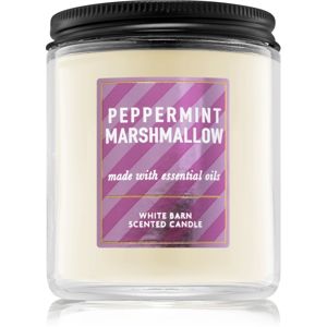 Bath & Body Works Peppermint Marshmallow vonná svíčka 198 g