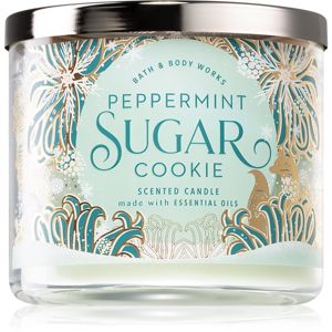 Bath & Body Works Peppermint Sugar Cookie vonná svíčka 411 g