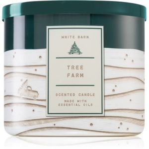 Bath & Body Works Tree Farm vonná svíčka s esenciálními oleji 411 g