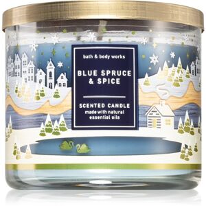 Bath & Body Works Blue Spruce & Spice vonná svíčka 411 g
