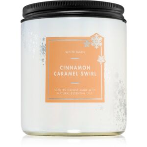 Bath & Body Works Cinnamon Caramel Swirl vonná svíčka 198 g