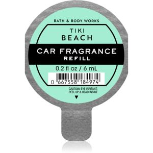 Bath & Body Works Tiki Beach vůně do auta náhradní náplň 6 ml