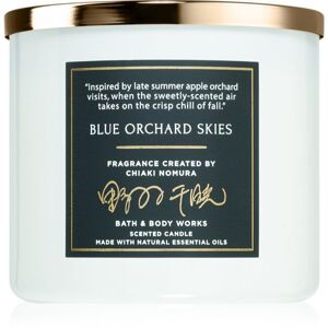 Bath & Body Works Blue Orchard Skies vonná svíčka 411 g