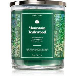 Bath & Body Works Mountain Teakwood vonná svíčka 227 g