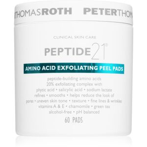Peter Thomas Roth Peptide 21 Amino Acid exfoliační polštářky pro vyhlazení pleti a minimalizaci pórů 60 ks