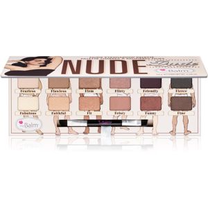 theBalm Nude Dude paleta očních stínů se štětečkem Volume 2 9.6 g