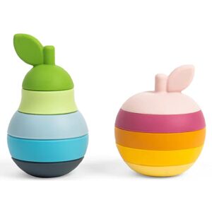 Bigjigs Toys Stacking Apple & Pear stohovací kelímky 1 y+ 2x5 ks