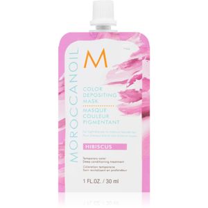 Moroccanoil Color Depositing jemná vyživující maska bez permanentních barevných pigmentů Hibiscus 30 ml