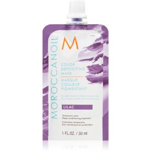 Moroccanoil Color Depositing jemná vyživující maska bez permanentních barevných pigmentů Lilac 30 ml