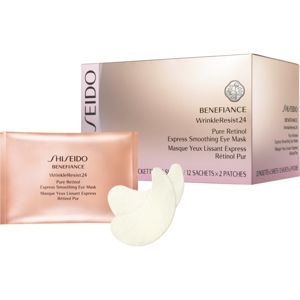 Shiseido Benefiance WrinkleResist24 Pure Retinol Express Smoothing Eye Mask maska na oči s retinolem 12x2 ks