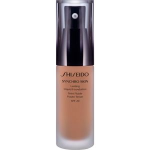 Shiseido Synchro Skin Lasting Liquid Foundation dlouhotrvající make-up SPF 20 odstín Rose 4 30 ml