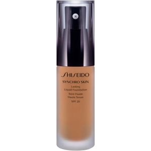 Shiseido Synchro Skin Lasting Liquid Foundation dlouhotrvající make-up SPF 20 odstín Golden 4 30 ml