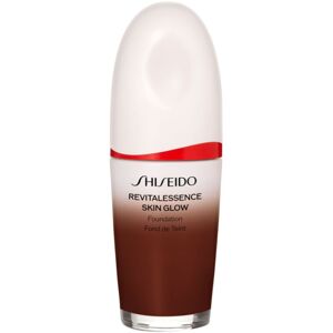 Shiseido Revitalessence Skin Glow Foundation lehký make-up s rozjasňujícím účinkem SPF 30 odstín Mahogany 30 ml