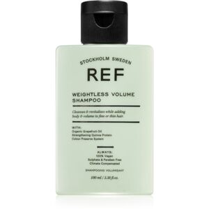 REF Weightless Volume Shampoo šampon pro jemné a zplihlé vlasy pro objem od kořínků 100 ml