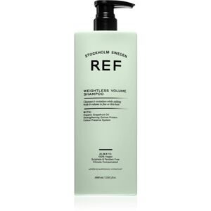 REF Weightless Volume Shampoo šampon pro jemné a zplihlé vlasy pro objem od kořínků 1000 ml