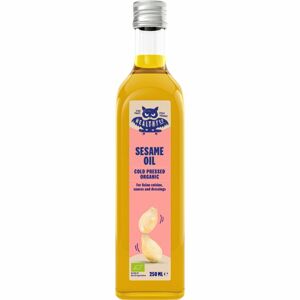 HealthyCo ECO Sezamový olej za studena lisovaný bio sezamový olej lisovaný za studena 250 ml