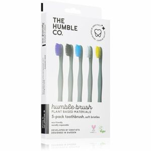 The Humble Co. Brush Plant přírodní zubní kartáček ultra soft 5 ks