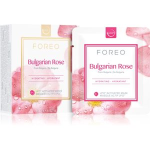 FOREO Farm to Face Sheet Mask Bulgarian Rose hydratační maska 6 x 6 g