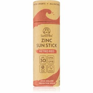Suntribe Sports Zinc Stick minerální ochranná tyčinka na citlivá místa SPF 30 Retro Red 30 g