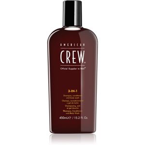 American Crew Hair & Body 3-IN-1 šampón, kondicionér a sprchový gel 3 v 1 pro muže 450 ml