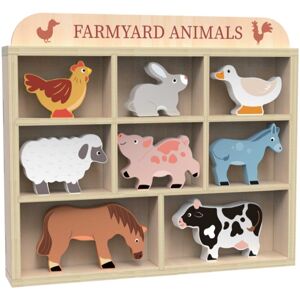 Dvěděti Farmyard Animals sada hraček 3y+ 8 ks