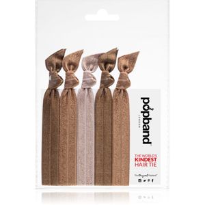 Popband Hair Tie gumičky do vlasů Cocoa 5 ks