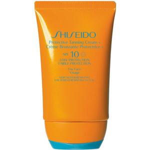 Shiseido Sun Care Protective Tanning Cream opalovací krém na obličej SPF 10 50 ml