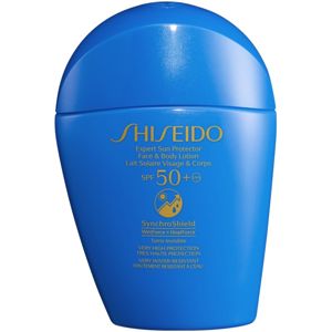 Shiseido Sun Care Expert Sun Protector Face & Body Lotion opalovací mléko na obličej a tělo SPF 50+ 50 ml