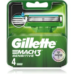 Gillette Mach3 Sensitive náhradní břity 8 ks 4 ks