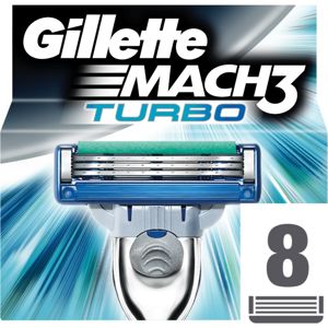 Gillette Mach3 Turbo náhradní břity 8 ks