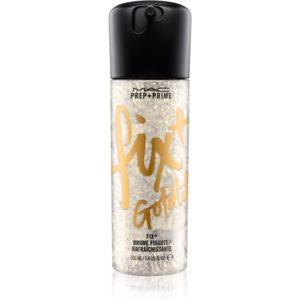 MAC Cosmetics Prep + Prime Fix+ (Shimmer) pleťová mlha pro fixaci make-upu pro okamžité rozjasnění odstín Goldlite 100 ml
