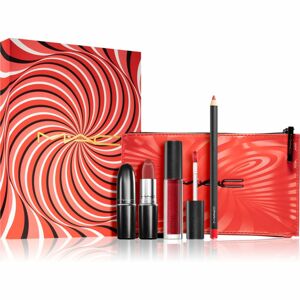 MAC Cosmetics Best-Kept Secret Lip Kit Hypnotizing Holiday dárková sada na rty odstín Red