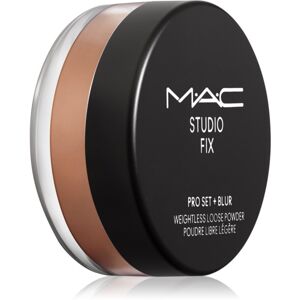 MAC Cosmetics Studio Fix Pro Set + Blur Weightless Loose Powder zmatňující fixační pudr odstín Deep Dark 6,5 g