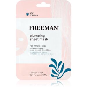 Freeman Essentials Collagen & Algae plátýnková maska proti vráskám s kolagenem 28 ml