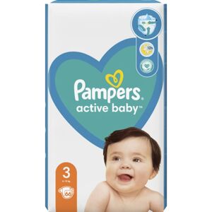 Pampers Active Baby Size 3 jednorázové pleny 6-11 kg 66 ks