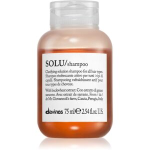 Davines Essential Haircare SOLU Shampoo hloubkově čisticí šampon s osvěžujícím účinkem 75 ml