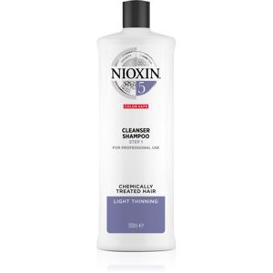 Nioxin System 5 Color Safe Cleanser Shampoo čisticí šampon pro barvené řídnoucí vlasy 1000 ml