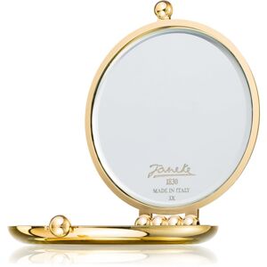Janeke Gold Line Golden Double Mirror kosmetické zrcátko Ø 65 mm 1 ks