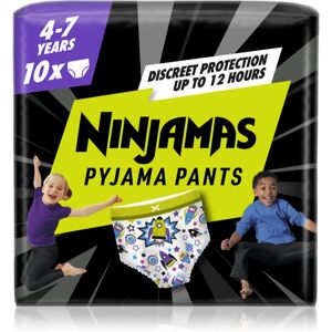 Pampers Ninjamas Pyjama Pants pyžamové plenkové kalhotky 17-30 kg Spaceships 10 ks