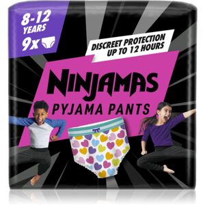 Pampers Ninjamas Pyjama Pants pyžamové plenkové kalhotky 27-43 kg Hearts 9 ks