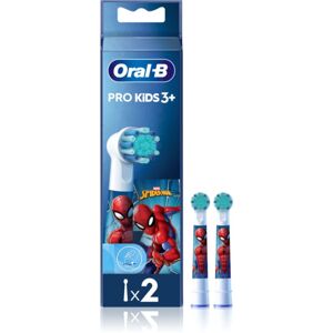 Oral B PRO Kids 3+ náhradní hlavice pro zubní kartáček pro děti Spiderman 2 ks