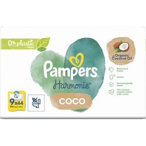 Pampers Harmonie Coconut Pure vlhčené čisticí ubrousky pro děti
