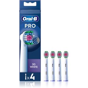 Oral B PRO 3D White náhradní hlavice pro zubní kartáček 4 ks