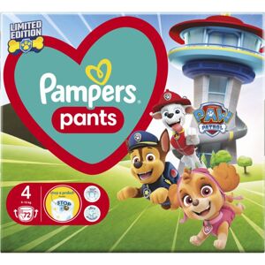 Pampers Active Baby Pants Paw Patrol Size 4 jednorázové plenkové kalhotky 9-15 kg 72 ks