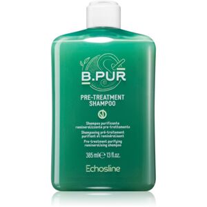 Echosline B. PUR PRE - TREATMENT SHAMPOO hloubkově čisticí šampon pro suché a nepoddajné vlasy 385 ml