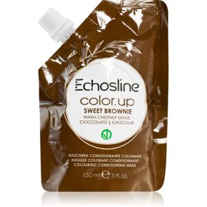 Echosline Color Up barvicí maska s vyživujícím účinkem odstín Sweet Brownie 150 ml