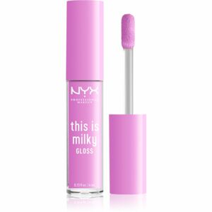 NYX Professional Makeup This is Milky Gloss hydratační lesk na rty odstín 03 - Lilac splash 4 ml