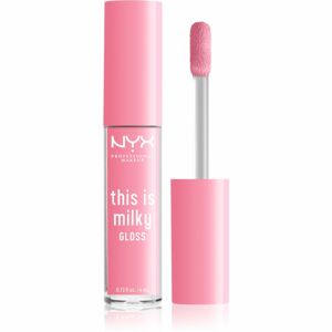 NYX Professional Makeup This is Milky Gloss hydratační lesk na rty odstín 04 - Milk it pink 4 ml