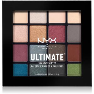 NYX Professional Makeup Ultimate Shadow paletka očních stínů odstín 01 Smokey And Highlight 16 x 0,83 g