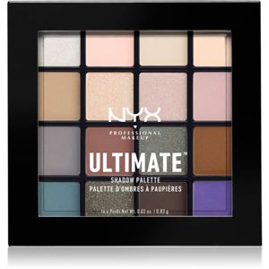 NYX Professional Makeup Ultimate Shadow paletka očních stínů odstín 02 Cool Neutrals 16 x 0,83 g